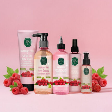 مجموعة خل توت العليق مع البانثيول والكراتين